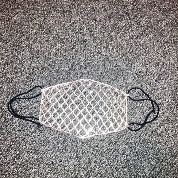 Crystal Bling Face Mask - Picture 3 of 4